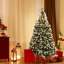 Lighted Artificial Pine Christmas Tree-388132495