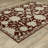 Elimelech Updated Traditional Floral Rust Red/ Beige Area Rug-218080589