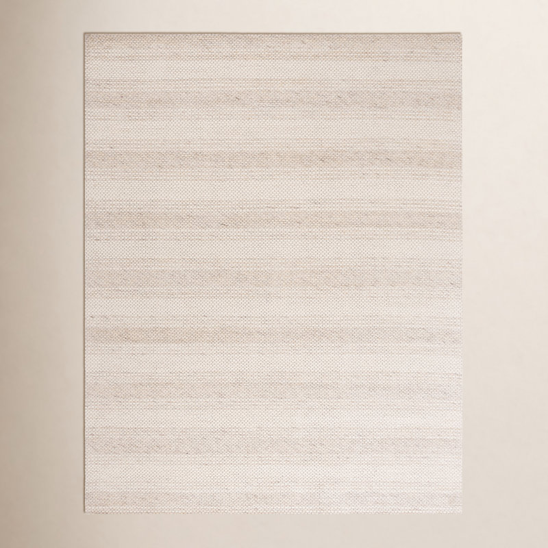 Jared Handmade Beige/Brown Rug, Rectangle 8' x 10'