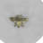 Bumble Bee Inlay Marble Serving Tray