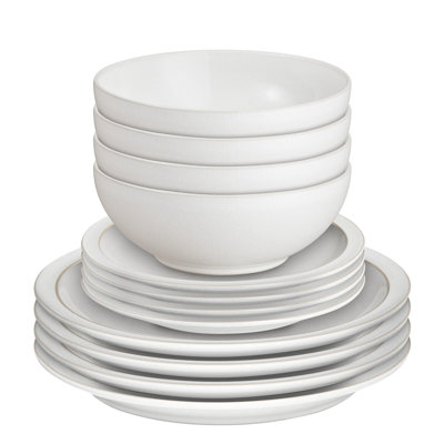 Denby 12 Piece Dinnerware Set, Service for 4