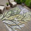 Tapis botanique intérieur / extérieur lavable à la machine Chantille ACN2336-1292264355