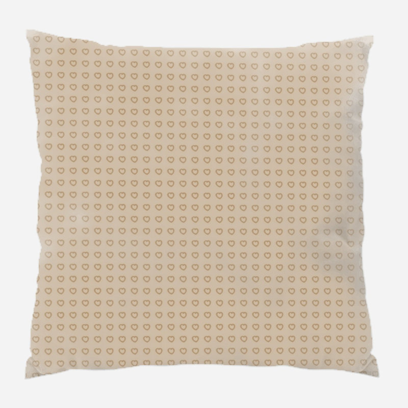 Coussin décoratif à motif, Intérieur