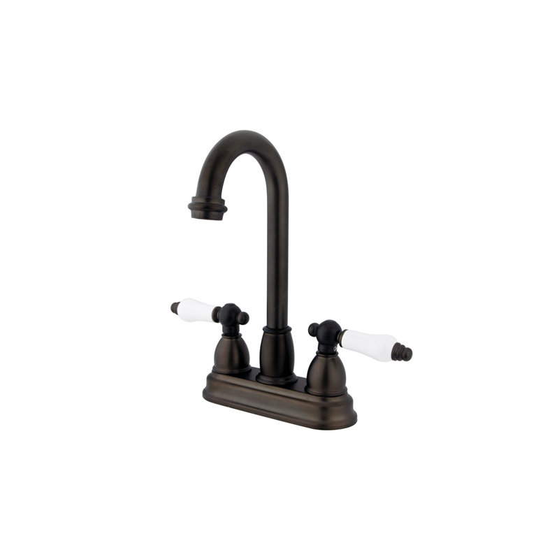 Touchless Double Handle Kitchen Faucet, Oil Rubbed Bronze