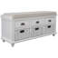 Colleen Upholstered Bench with Drawers-597407660