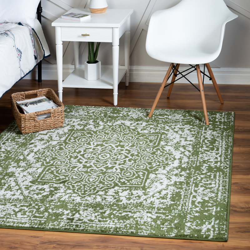 Giverny Oriental Indoor Rug, Square 5'3"