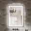 Miroir de salle de bain moderne sans cadre avec fonction de désembuage et lumière réglable-560712872-566337165-566337161