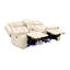 Causeuse inclinable électrique Sensa G00727A-RL avec haut-parleur Bluetooth et ceinture à DEL beige