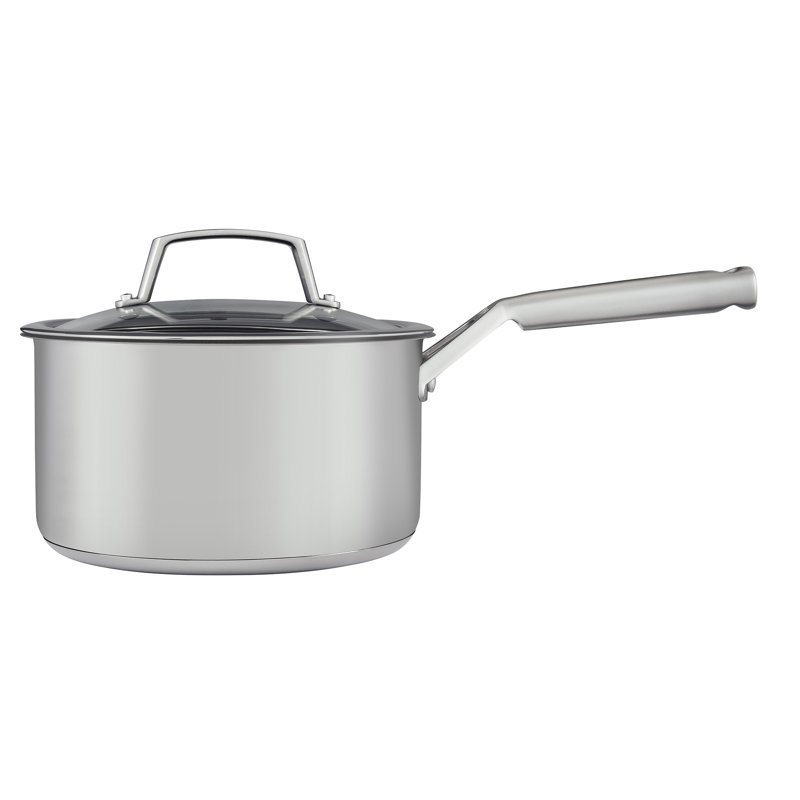 Ninja ZEROSTICK Stainless Steel Saucepan with Lid, 20cm
