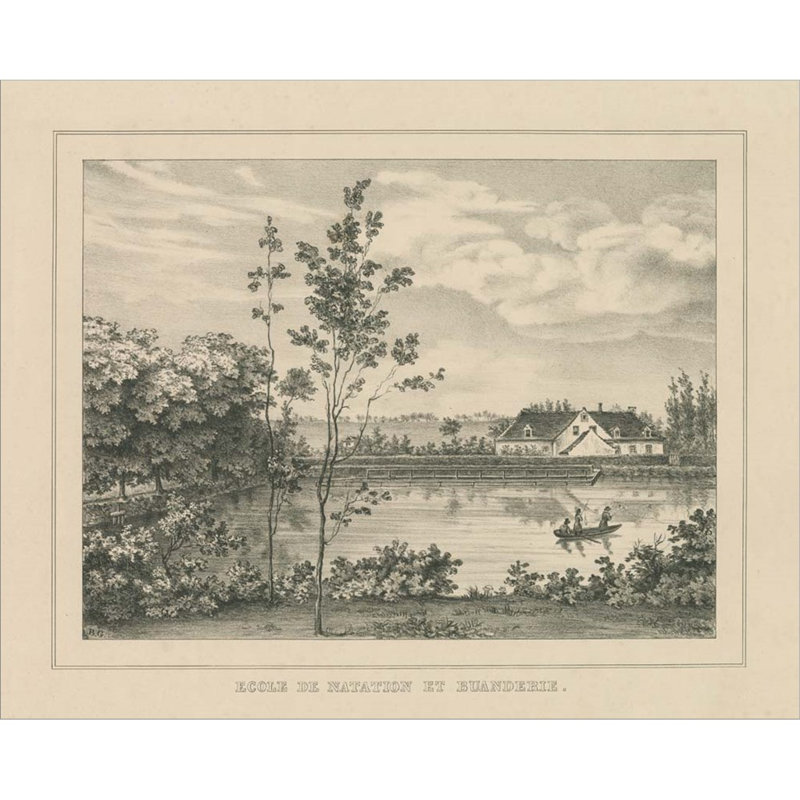 Impression sur cadre français «French Park»