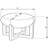Marfa MARF-001 18"H X 18"W X 18"D Ottoman-1227604983
