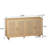 62.20"Elegant And Functional 4-Door Rattan Decorative Storage Cabinet,For Bedroom,Living Room,Office,Easy Assembly(-926225713