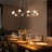 Neydi 10 - Light Sputnik Shaded LED Chandelier