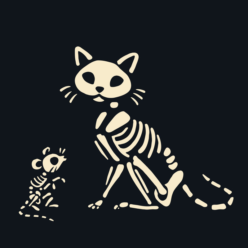Jamieon Skelepet VIII par Victoria Barnes, H 36 po x l 36 po