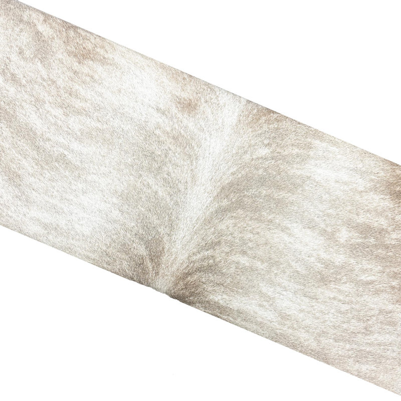 Upholstered Cowhide Stool