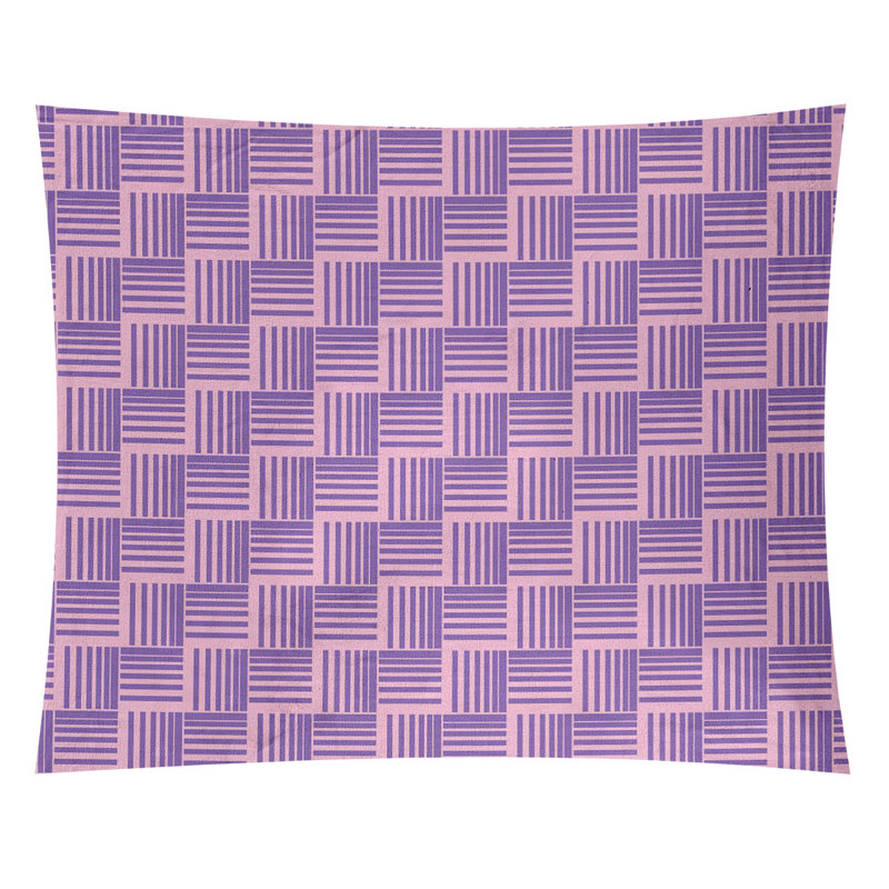Tapisserie, H 27,5 po x l 37,5 po, Rose/mauve