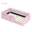 Lit simple pour lit d'enfant moderne avec rangement en bois aggloméré rose