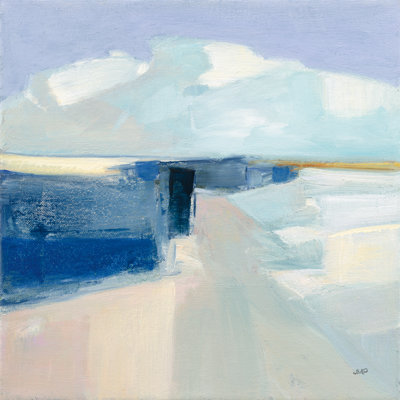 «Sand and Sky» par Julia Purinton - peinture sur toile tendue