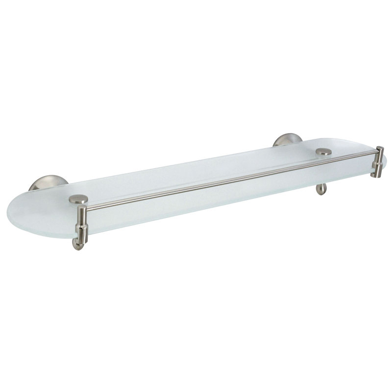 Depok Accent Shelf, Satin Nickel
