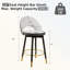 Tabouret de comptoir pivotant 25 po Rumery-1219289398