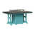 Hammered Top Black with Aruba Blue Base