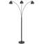 Lampe sur pied 60 W x 3, 3 voies Richford avec abat-jour en métal et base lourde