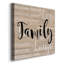 Family - reproduction d'art textuel sur toile tendue-1317572114