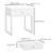 Nordik Scandinavian Nightstand with MDF and Spacious Drawer