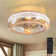 19.7”Ceiling Fan with Light, Lighting Kit Not Included