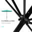 Parasol de marché d'extérieur de 6,5 pi x 10 pi avec manivelle et inclinaison à bouton-poussoir Outsunny-927602694