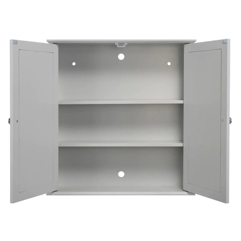 Amuel Solid Wood Wall Bathroom Cabinet