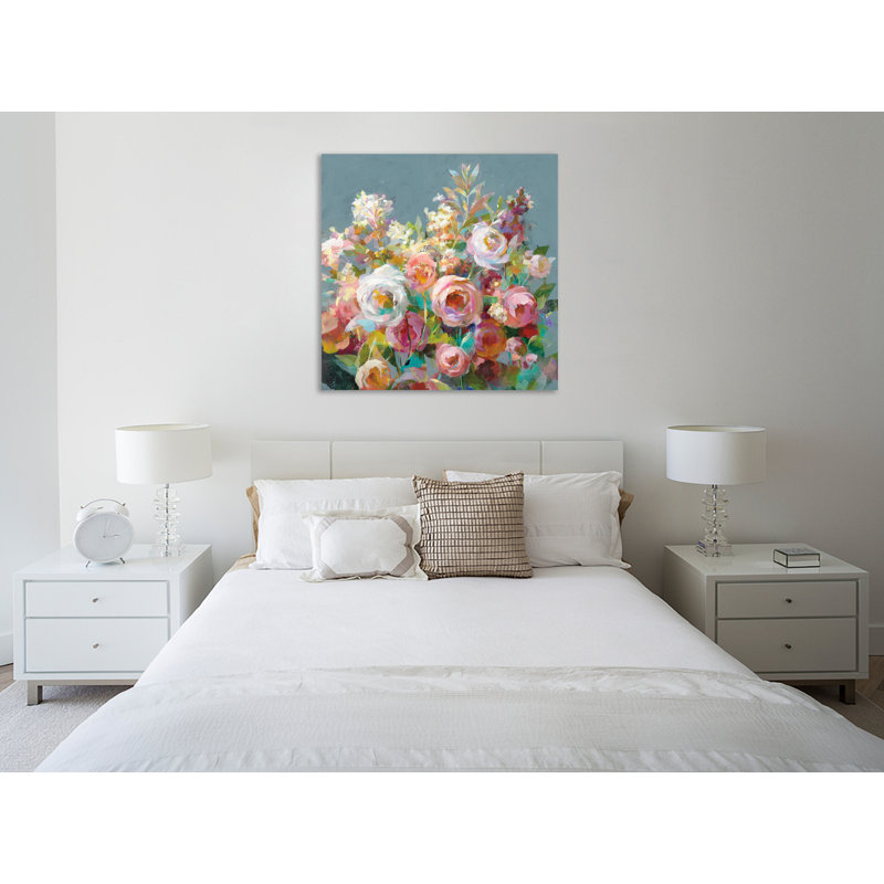 «Joy Of The Garden Square II», toile tendue par Danhui Nai, H 36 po x l 36 po x P 1,5 po