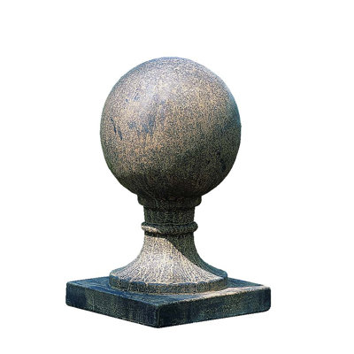 Small Sphere Square Base Finial Statue