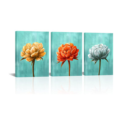 3 Piece Wrapped Canvas Wall Art