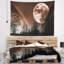 Tapisserie «Landscape Moon Rise over Dark Trees»-28491424