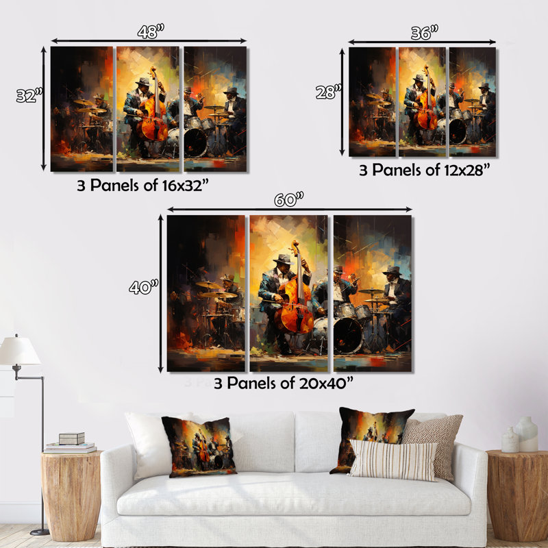 Traditional Entertainment Wall Decor on Metal