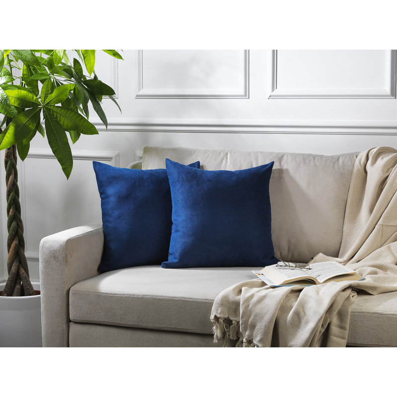 Housses de coussin décoratif, H 22 po x l 22 po, Bleu marine