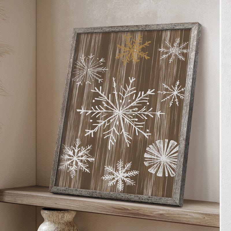 «Christmas Holiday Art LVI», reproduction encadrée - bois massif, H 30 po x l 24 po