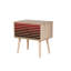 Scarlet 60cm W Manufactured Wood Bedside Table