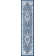 Arignote Modern Persian Floral Navy/Blue Rug
