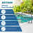 Saftron 48"x32" 4 Bend Figure 4 InGround Pool Return to Deck Rail,-99315713
