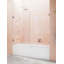 Illume 65.75 in. x 58.25 in. Fully Frameless Hinge Bathtub Door-411892413