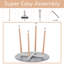 Triston Beech Round Solid Wood Base Dining Table-1483925300