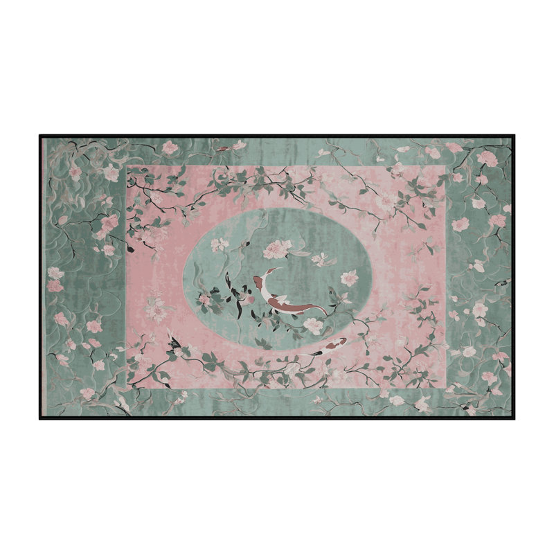 Machine Washable Gray Area Rug, Runner 2' x 4'