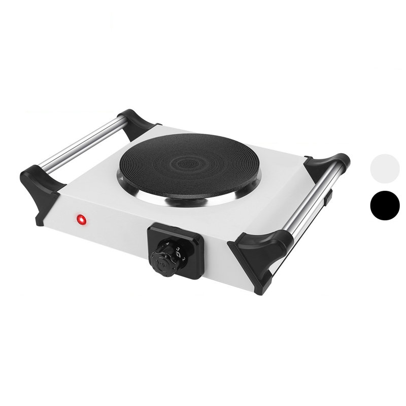 Edge Collections Electric Single Hot Plate, White