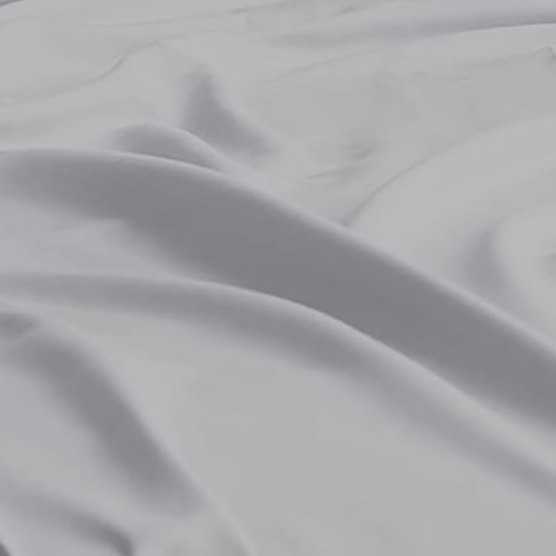 Ensemble de draps en satin de coton de qualité égyptienne 300 fils Abhinav, Très grand, Gris clair