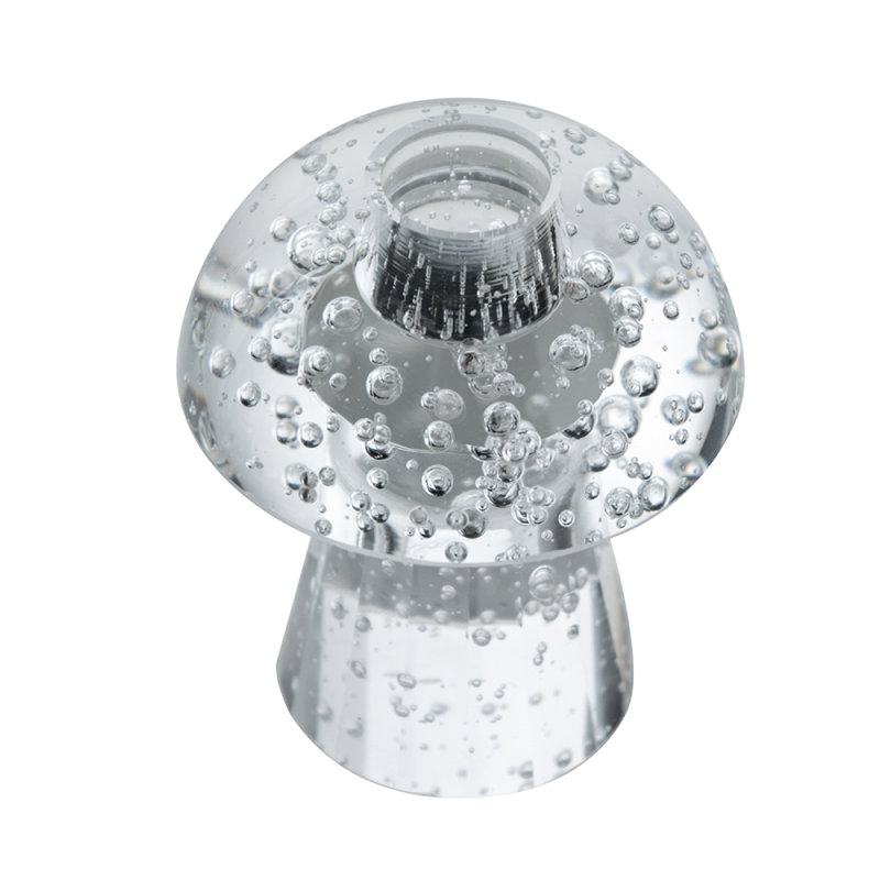 Porte-bougie conique 3,9 x 3,9 x 4,7 po en forme de champignon 6 ch / an