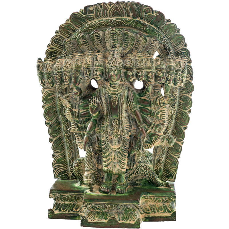 Lord Vishnu dans son grossissement cosmique