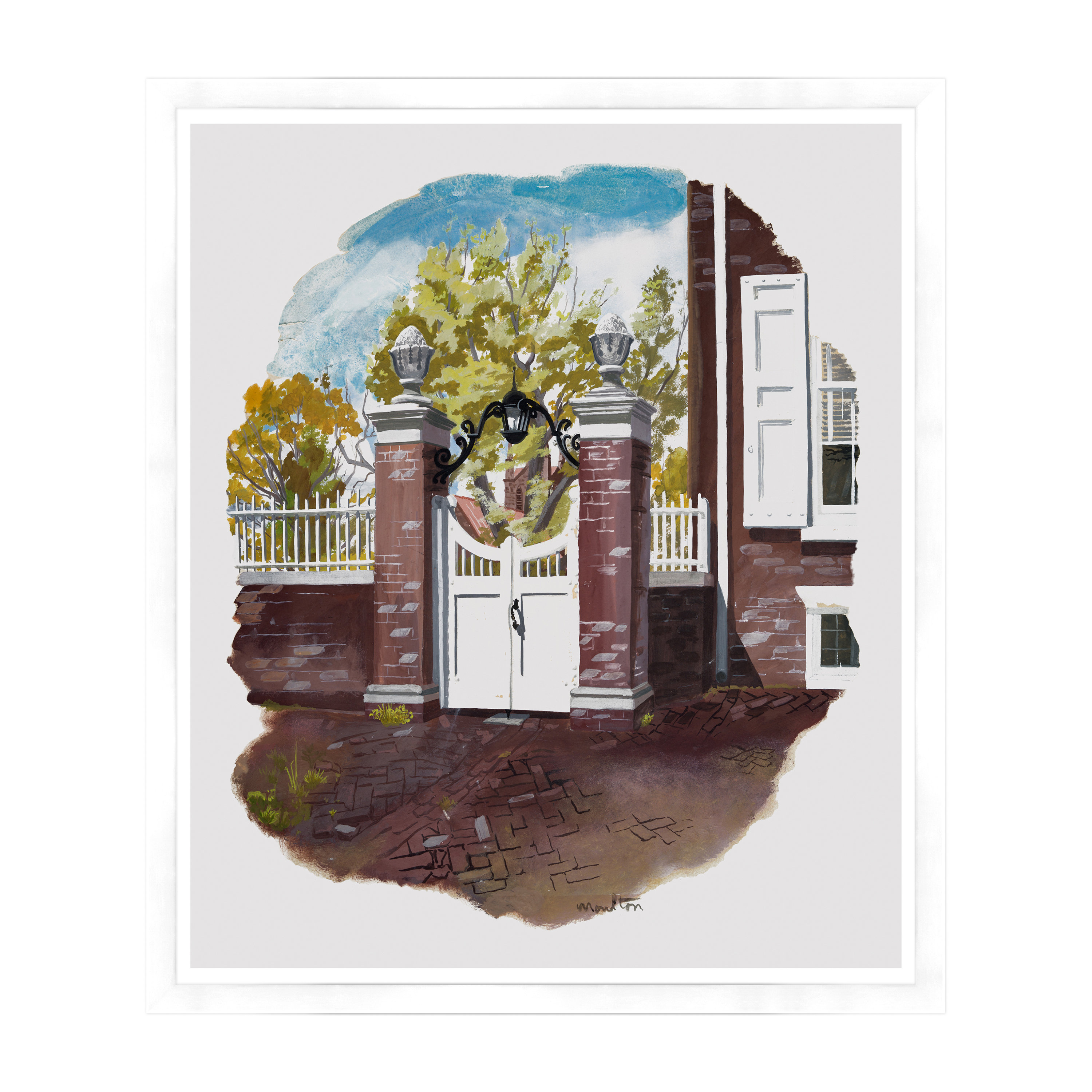 TK Home Front Gate With Black Frame | Perigold