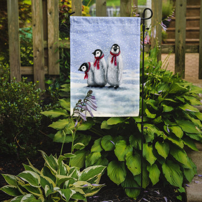 Drapeau de jardin 2 côtés penguins par daphné baxter